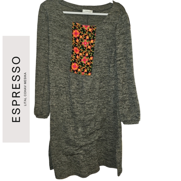 Long Sleeve Maxi Designer Dress - Picture 1 of 7